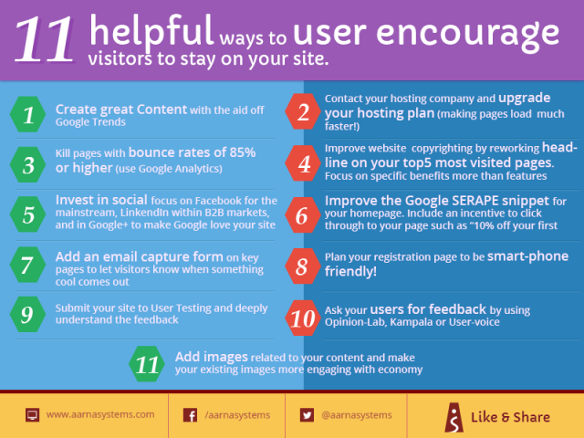 11 helpful ways to encourage visitors to stay on your site