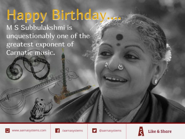 M S Subbulakshmi