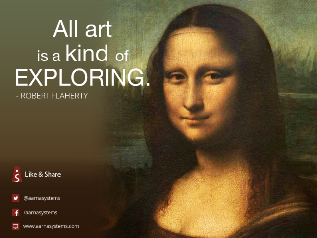 All art is a kind of Exploring