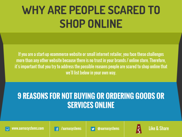 Why are people scared to shop online?