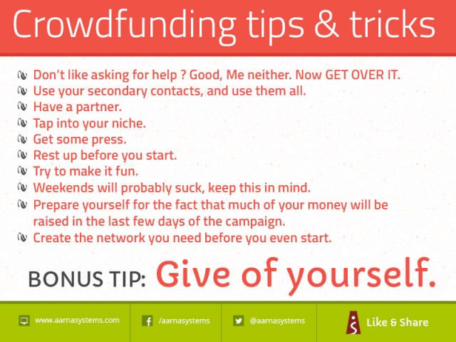 Crowdfunding tips and tricks