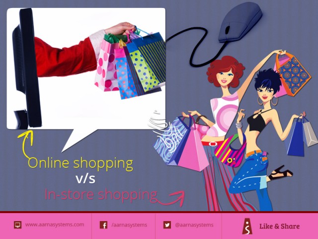 Online shopping v/s In-store shopping