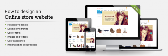 How to design an online store website