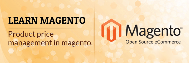 Product price management in Magento