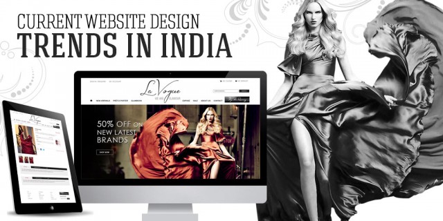 current website design trends in india