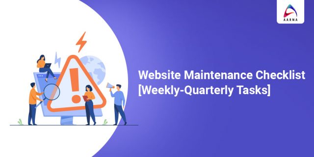 Website Maintenance Checklist-Aarna Systems