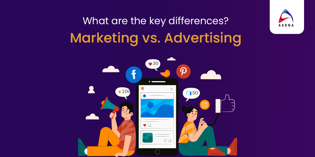 What are the key differences Marketing vs Advertising - Aarna Systems