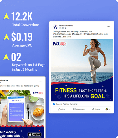 digital marketing company in India success story - Fatburn America